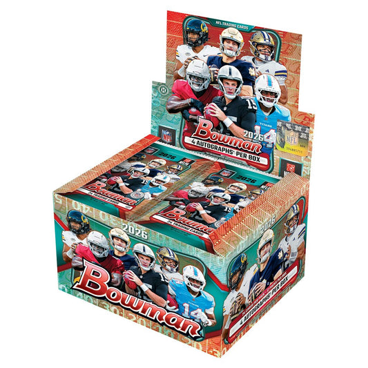 2026 Bowman Football Jumbo Box - RJ Duke Sports